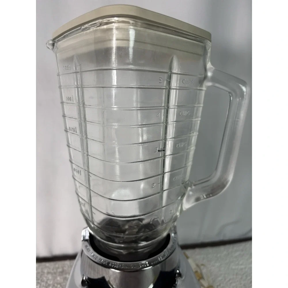 VTG Oster Galaxie Pulse-Matic 16 Blender, 3 Mini-Blend Containers TESTED WORKS